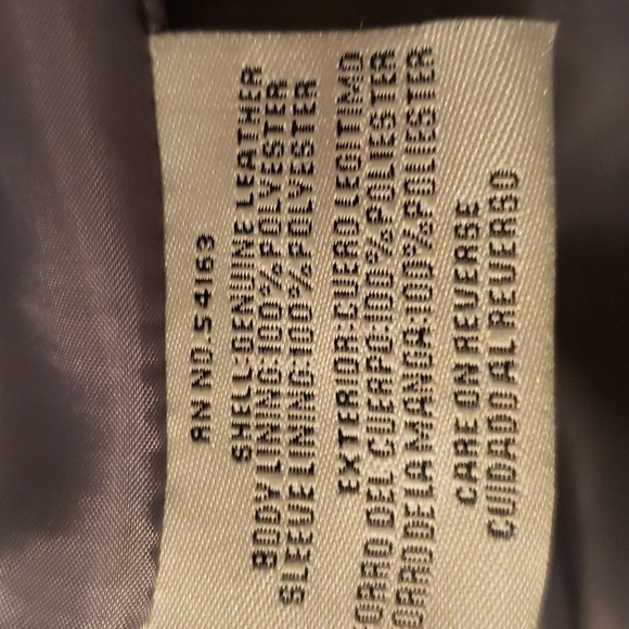Levi's Gray Leather Suede Moto Jacket Size S - Picture 14 of 15